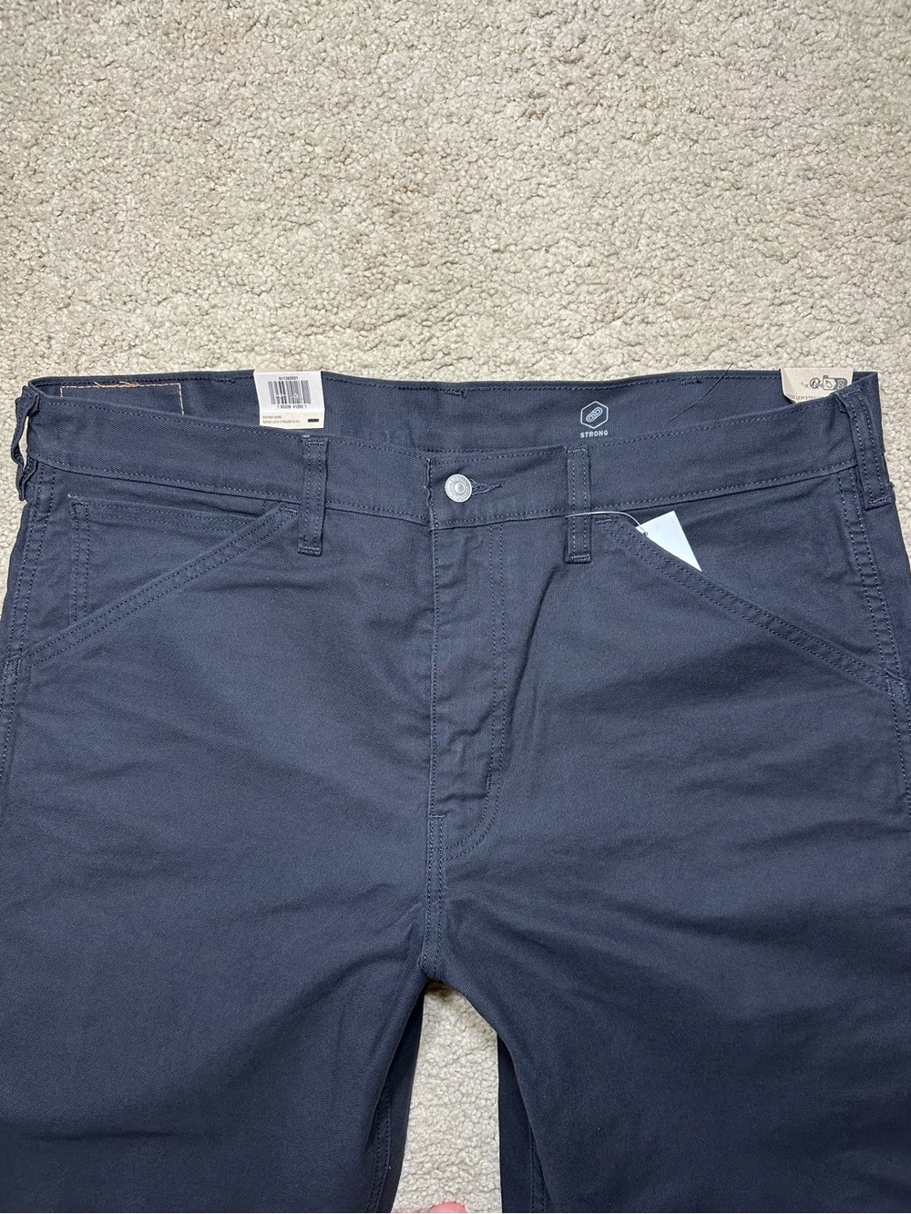 Levi’s 565 Workwear Loose Straight Utility Pants Jeans Men Size 38x30 - Picture 5 of 14